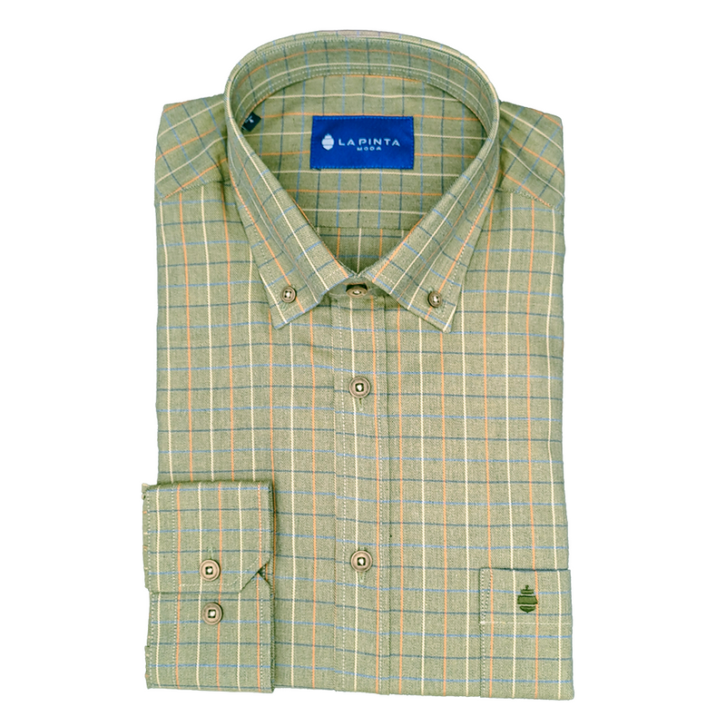 Camisa Celda Pequeña (Verde Oliva)